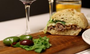 il fornello roast beef sandwich with olives