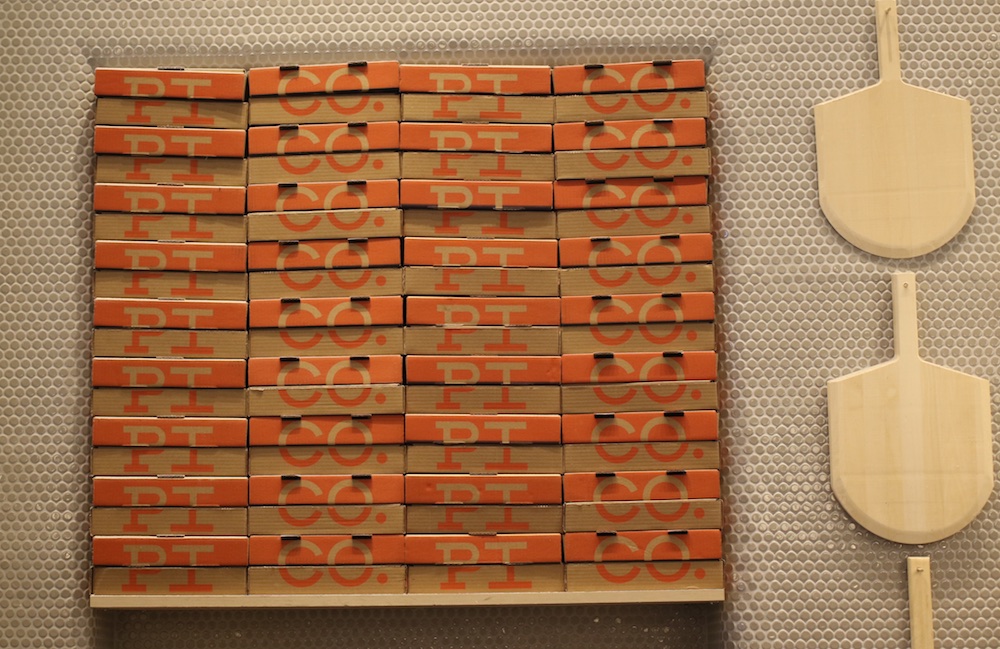 pi co pizza box wall